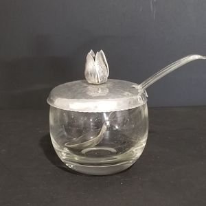 CONDIMENT DISH LID AND SPOON